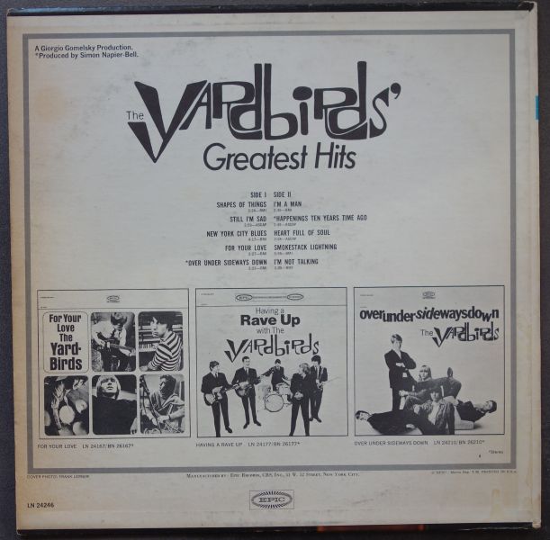 Yardbirds Greatest Hits - Image 2