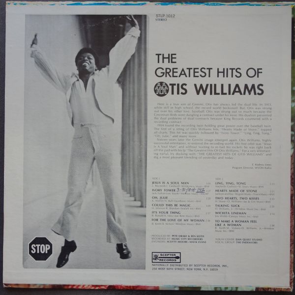 Greatest Hits Of Otis Williams - Image 3