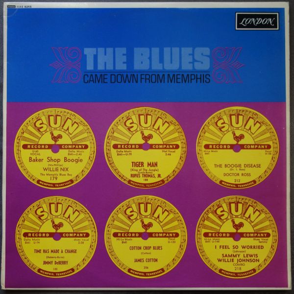 VARIOUS ARTISTS - The Blues Came Down From Memphis - Disque 33T