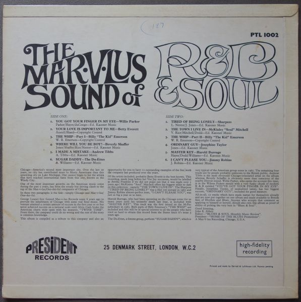 The Mar-V-Lus Sound of R&B and Soul - Image 2